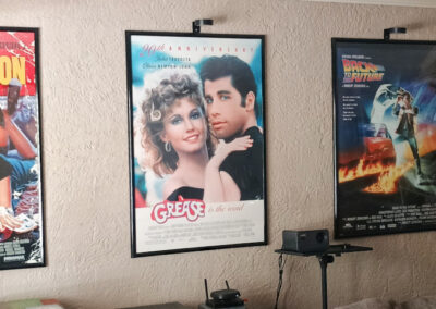 Posters with frame lights